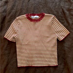 ZARA knit crop top